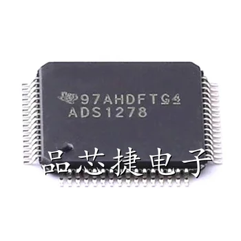 1 шт./лот ADS1278IPAPR Маркировка ADS1278 HTQFP-64 24-разрядный, 144 Кбит/с, 8-канальный Дельта-Сигма АЦП с одновременной дискретизацией
