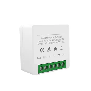10A 16A Модуль Tuya Mini WiFi Switch Smart Life Дистанционное голосовое управление Модуль Smart Light Switch Умный Дом с Alexa Google Home
