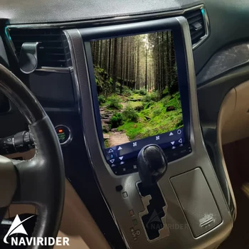 12,1 дюймовый 256 ГБ Экран Tesla Android13 Автомобильный Радиоприемник Для Toyota VELLFIRE Alphard H20 2008 2010 2012 2014 GPS Carplay Автомобильный Видеоплеер