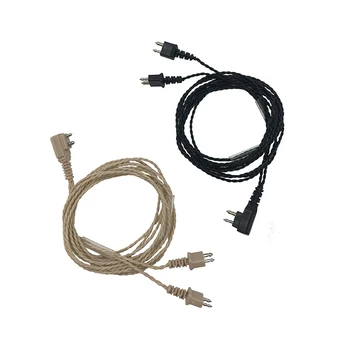 2-контактный Y-образный кабель для корпуса слуховых аппаратов Односторонний провод шнура для карманных слуховых аппаратов Siemens