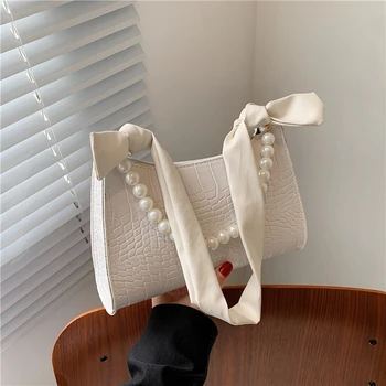 2023 Новая весенне-осенняя модная сумка для покупок в стиле ретро, повседневные женские сумки через плечо, женская кожаная однотонная сумка для женщин