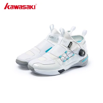 2023 новые мужские и женские кроссовки для бадминтона Kawasaki Дышащие высокоэластичные спортивные кроссовки теннисные ботинки с быстрой шнуровкой