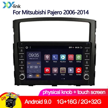 9 ”Android 9,0 Автомобильный Стерео Без DVD Usb GPS Головное Устройство Для Mitsubishi Pajero 2006-2014 навигационный мультимедийный плеер радио без 2 din