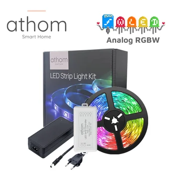 Athom WLED ESP8266 Starter Kit Аналоговый 24 В RGBW 5 М 60 светодиодов/м Полосы света