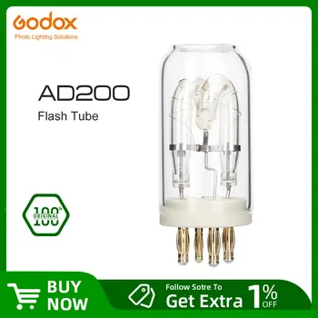 Godox AD200 AD-FT200 Карманная лампа-вспышка мощностью 200 Вт, голая Лампочка для вспышки Godox H200J на Godox AD200