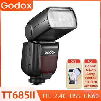Godox TT685II 2.4G TTL HSS Камера Вспышка Speedlite X1T X2T Триггерный Передатчик Для Canon Nikon Sony Fujifilm Olympus Lumix