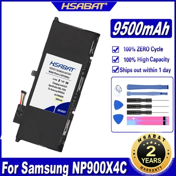 HSABAT AA-PBXN8AR Аккумулятор емкостью 9500mAh для Samsung NP900X4C, NP900X4D, NP900X4B, NP900X4, NP900X46, NP900X4C-A01 A02, NP900X4B-A01FR