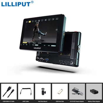 LILLIPUT HT7S 7-дюймовый Полевой Монитор с Камерой 2000 нит с Сенсорным Экраном 1920x1200 4K HDMI 2.0 3G-SDI Вход 3D LUT Гистограмма Формы Сигнала