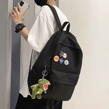 Qyahlybz Мужской Простой Дорожный Рюкзак Большой Емкости Для Отдыха Японский Младших Школьников Колледжа Школьная Сумка