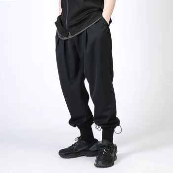 Silenstorm 21ss Свободные и универсальные брюки с широкими заниженными штанинами, технологичная одежда, эстетичная одежда ninjawear, уличная одежда в японском стиле