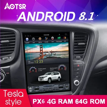 Tesla style Android 8,14 + 64 ГБ Автомобильный GPS Navi автомобильный DVD-плеер для KIA Optima KIA K5 2010-2013 автомобильный стереосистемный блок auto multimedia Satnav