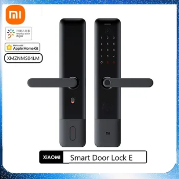 Xiaomi Mijia Smart Door Lock E Пароль по Отпечатку Пальца Bluetooth Разблокировка Обнаружение Сигнализации Работа Приложения Mi Home Управление с Дверным Звонком