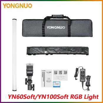 Yongnuo YN60Soft/YN100Soft RGB Полноцветный Фотографический Ледяной Светильник LED Video Light 2000K-9900K Цветовая Температура 31 Специальная Сцена