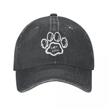 Бейсболка с собачьей лапой Кане Корсо, винтажная потертая джинсовая кепка Snapback для мужчин и женщин, шапки для активного отдыха, Кепка