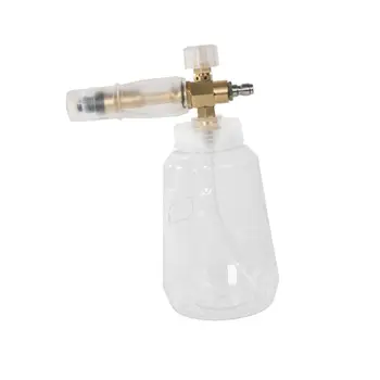 Бутылка Snow Foam Lance 1/4-дюймовый быстроразъемный портативный насос для пены для садовой сеялки для газонов, автомобильных деталей, уборки дома