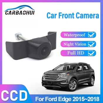 Водонепроницаемая камера ночного видения CCD Full HD, решетка радиатора с логотипом спереди, парковочная камера для Ford Edge 2015 2016 2017 (не камера заднего вида)