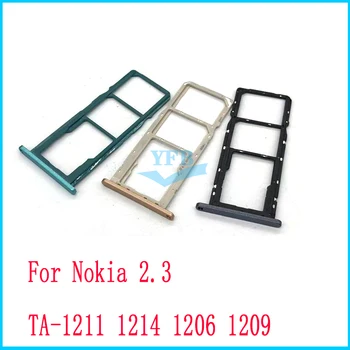 Держатель лотка для sim-карты для Nokia 2.2 2.3 2.4 Запасные части адаптера для чтения памяти SD