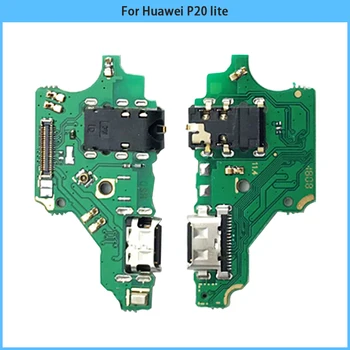 Для Huawei P20 lite USB Разъем Зарядного Устройства Гибкий Кабель P20 lite Микрофон USB Зарядная Док-станция Запчасти Для Ремонта печатных Плат