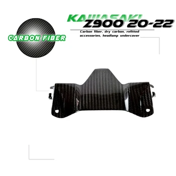 Для мотоцикла Kawasaki Z900 2020 2021 2022, нижний передний обтекатель из 100% углеродного волокна