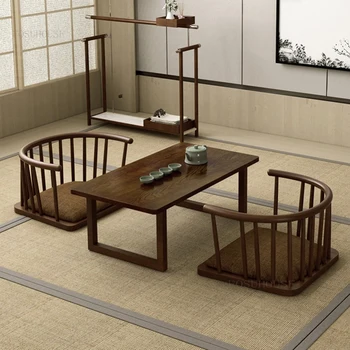 Домашняя мебель татами в японском стиле, Низкие стулья для пола, Кресло для спальни, общежитие, Стул без ножек, гостиничный стул со спинкой