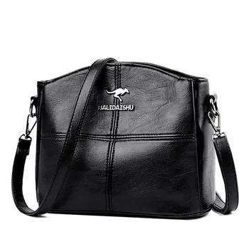 Женская сумка 2023 года, новая сумка-мессенджер среднего возраста на одно плечо, модная Женская сумка через плечо из мягкой кожи, материал Кроссбоди