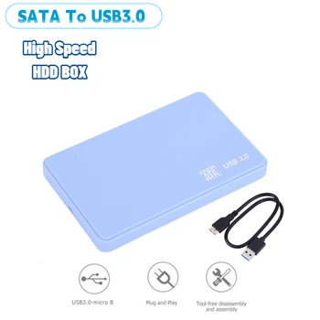 Жесткий диск SATA-USB3.0, Совместимый с Корпусами для мобильных жестких дисков XP/win7 /win8 /win10 2,5 дюйма с USB-кабелем для внешнего накопителя SSD