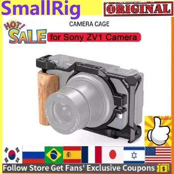 Клетка для камеры SmallRig для Sony ZV1 Camera Vlogging Camera Rig Легкий вес Можно прикрепить со штативом для видеоблогинга 2938