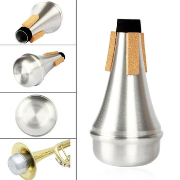 Легкий алюминиевый глушитель для джазовой игры на трубе для практики