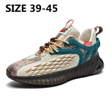 Мужские кроссовки Xiaomi, Модные сетчатые дышащие повседневные кроссовки, мужская мягкая удобная уличная спортивная обувь на шнуровке, Размер 39-45