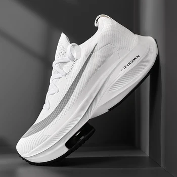 Мужские кроссовки на подушке Модные спортивные кроссовки для бега трусцой с воздушной сеткой Классический дизайн Плюс Размер 36-46 Пара женской обуви