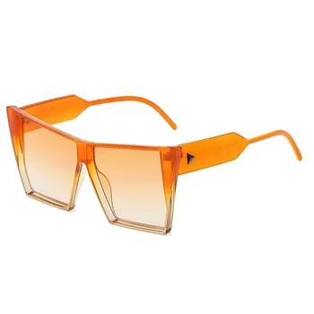 Негабаритные Обычные Квадратные Солнцезащитные Очки Женские Новые Винтажные Солнцезащитные Очки Больших Оттенков Мужские Солнцезащитные Очки UV400 Luxury Eyewear Oculos Gafas De Sol