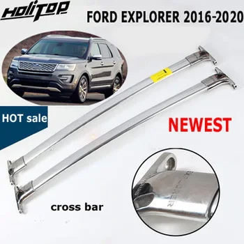 Новое поступление поперечной перекладины горизонтальный багажник на крышу для Ford Explorer 2016 2017 2018 2019 2020,304 нержавеющая сталь, приходите, если нужно качество