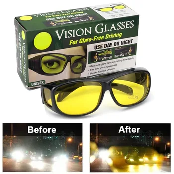 Очки ночного видения для водителей, Аксессуары для интерьера, Защитные приспособления, Солнцезащитные очки, очки ночного видения, очки для вождения автомобиля с антибликовым покрытием