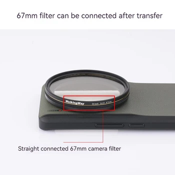 Переходное кольцо Walking Way 58-67 мм для фильтра чехла для телефона Xiaomi 13ultra