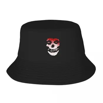 Пляжная Шляпная Одежда The Crimson Ghost Skull Blood Misfits Панама Модная Женская Солнцезащитная Шляпа Bob С Защитой От Ультрафиолета Рыболовные Шляпы На Открытом воздухе