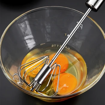 Полуавтоматический миксер, Взбивалка для яиц, ручной венчик из нержавеющей стали, ручной блендер для взбивания яичных сливок, Кухонные инструменты для взбивания яиц