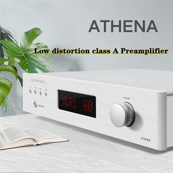 Предварительный усилитель ATHENA Pure Class A Истинно Сбалансированный, Полностью Дискретный Флагманский Линейный предусилитель 60 Ступеней /AC115 Или 220V