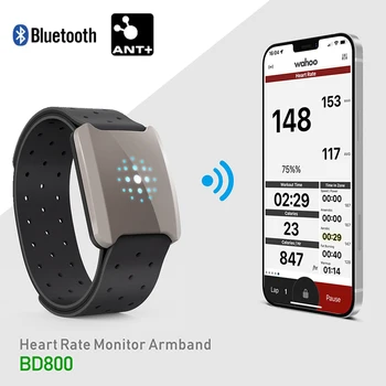 Пульсометр на руку, ремешок Bluetooth 4.0 ANT + Фитнес-смарт-датчик для спортивного компьютера Garmin Bryton Cycling