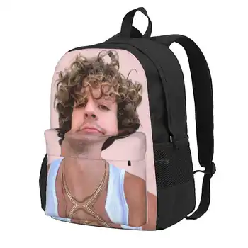 Рюкзак с 3D Принтом Puth, Студенческая сумка Charlie Puth, Забавный Милый Рюкзак Puth Hotmen4You