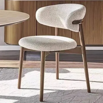 Современные роскошные обеденные стулья с эргономичной опорой для спины, удобные дизайнерские кресла для гостиной Silla, доступные предметы первой необходимости