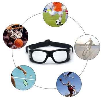 Спортивные очки, защитные очки, Очки для безопасного баскетбола, футбола, велоспорта, Защитные очки, очки для защиты от ударов, линзы для очков