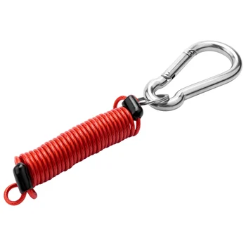 Страховочная пряжка для рессорного троса прицепа, 4-футовый отрывной трос на молнии 80-01-2140 (красный)