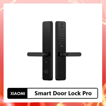 Умный дверной замок Xiaomi Pro HD с широкоугольной камерой 1080P, визуальный дистанционный домофон, электронный дверной звонок, 7 способов разблокировки по NFC.