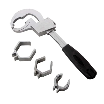 Универсальный регулируемый двусторонний ключ, алюминиевые гаечные ключи с открытым концом, Прямая поставка