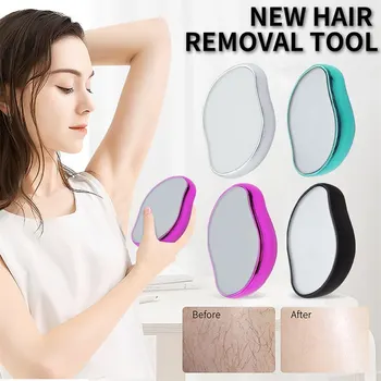 Физические эпиляторы для удаления волос, хрустальный ластик для волос, Безопасная Легкая чистка, Многоразовые Инструменты для депиляции красоты для тела