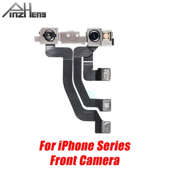 Фронтальная камера PINZHENG для iPhone X Xr Xs Max, запасные части для телефона, гибкий кабель, камера для iPhone 11 12 Pro Max, 12 Mini 13