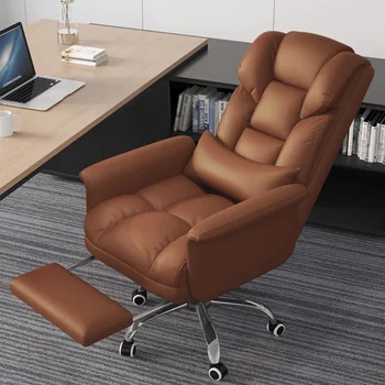 Эргономичное офисное кресло с откидной спинкой, удобные вращающиеся рабочие кресла роскошного дизайна, мобильный шезлонг для отдыха, мебель для бюро MQ50BG